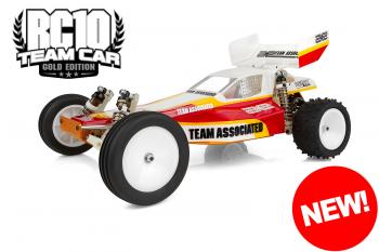 ホビーラジコン Team Associated GB Gold Edition RC10 Team Car Gold Edition Kit | Associated Electrics