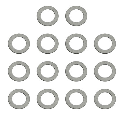 Rear Axle (Universal) Shims, 3/16 x .010 in. | Associated Electrics