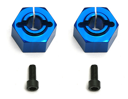 FT 12 mm Alum. Clamping Wheel Hexes, SC10 Rear | Associated Electrics